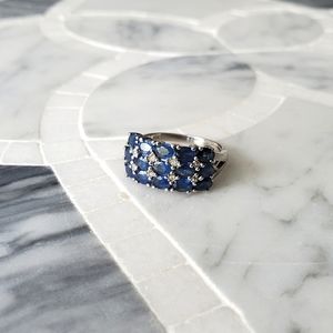 Sophia • Sapphire & Diamond Ring